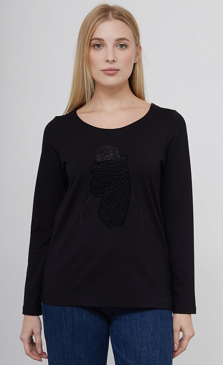  GRIOL. Джемпер жен.  310586Д.03313.8200ЕA Черный 