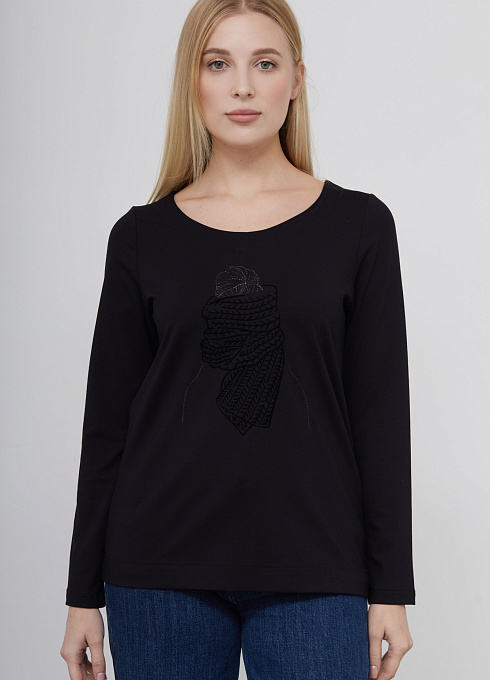  GRIOL. Джемпер жен.  310586Д.03313.8200ЕA Черный GRIOL