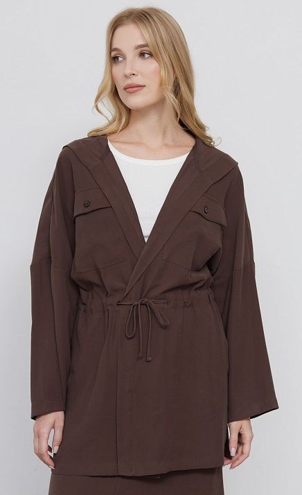 GRIOL. Жакет жен. 370085.6_312.1100N Коричневый GRIOL GRIOL. Жакет жен. 370085.6_312.1100N Коричневый