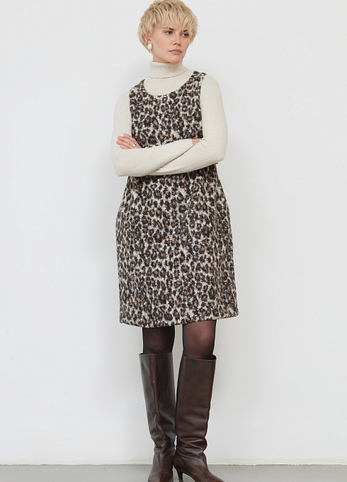  GRIOL. Сарафан жен. 344603.11313.5901O Коричнево-молочный GRIOL