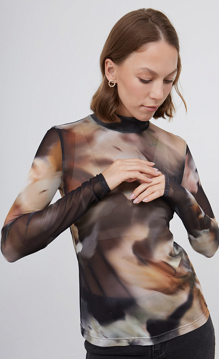 GRIOL. Джемпер жен. 311080.03313.0301О бежевый/серый GRIOL GRIOL. Джемпер жен. 311080.03313.0301О бежевый/серый