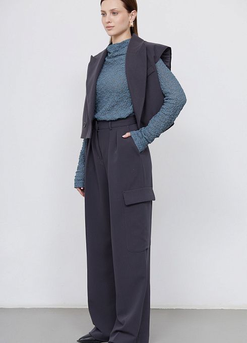 Брюки жен. 324280А.11312.7600N Тёмно-серый  (3)