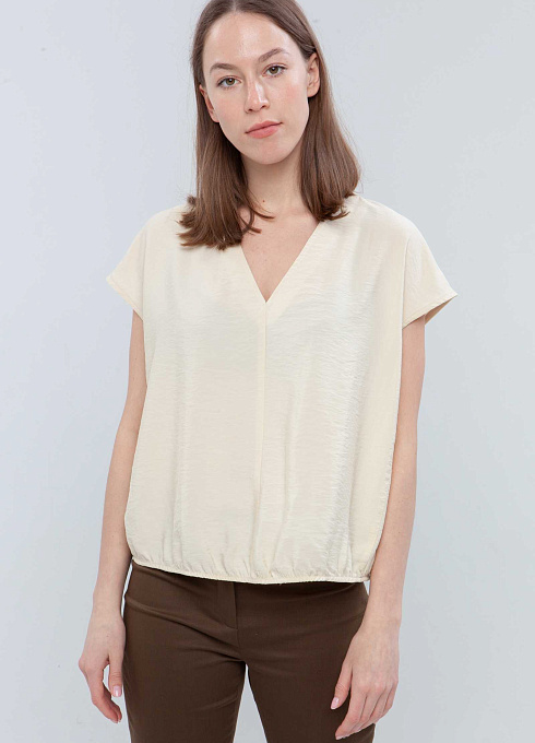 Блузка из жатой вискозы GRIOL