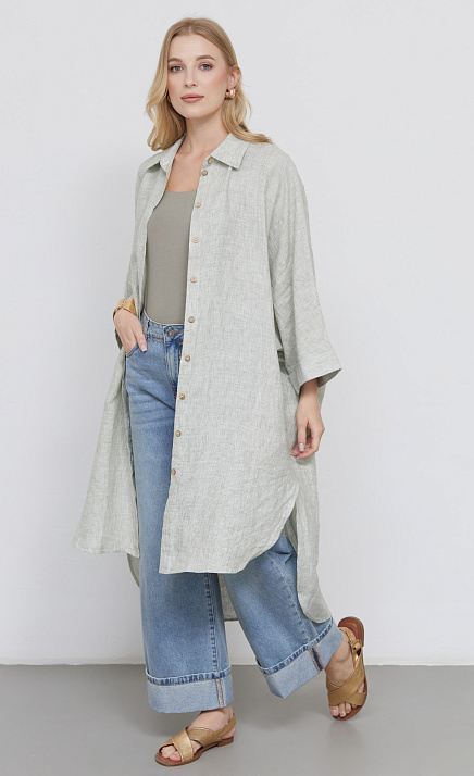  GRIOL. Туника жен. 367305.37312.0235S Бело зеленый 