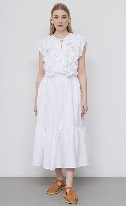 GRIOL. Платье жен. 363423А.11312.0200N Белый GRIOL GRIOL. Платье жен. 363423А.11312.0200N Белый