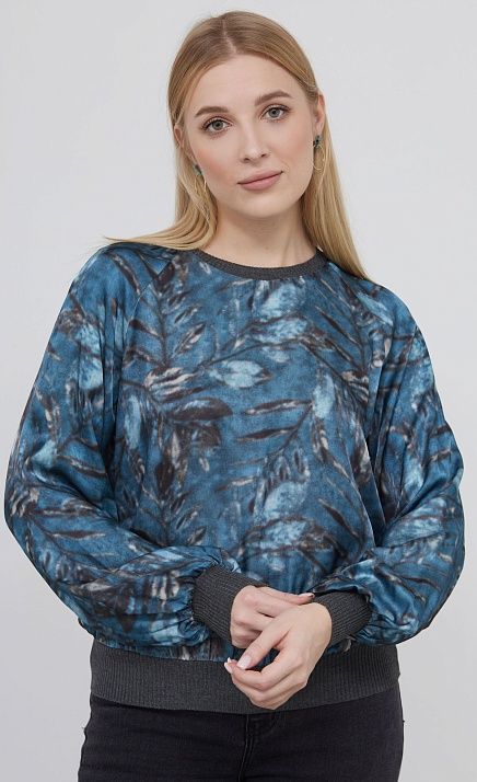 GRIOL. Блуза жен. 310903Т.03312.8677F серо-голубой GRIOL GRIOL. Блуза жен. 310903Т.03312.8677F серо-голубой