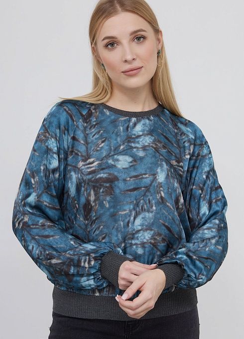  GRIOL. Блуза жен. 310903Т.03312.8677F серо-голубой GRIOL