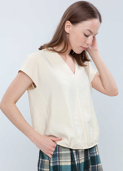 Блузка из жатой вискозы GRIOL