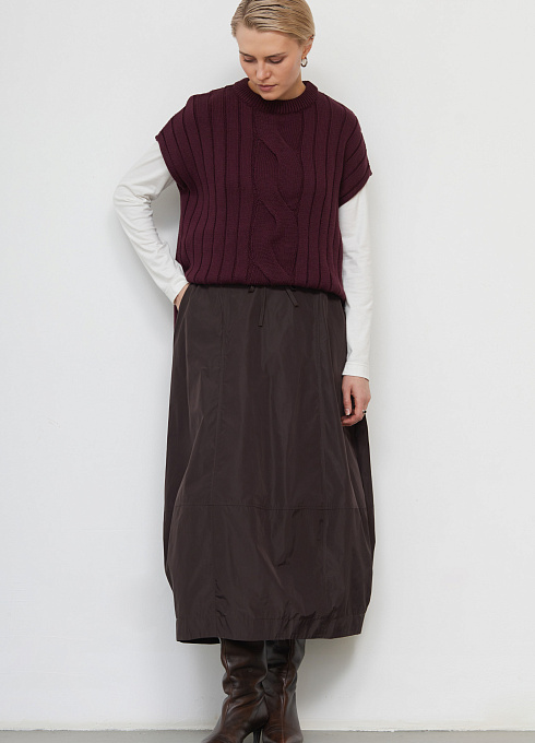  GRIOL. Юбка жен. 358400А.11312.5900N Коричневый GRIOL