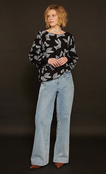  GRIOL. Брюки жен. 320208.26304.1600N Голубой 