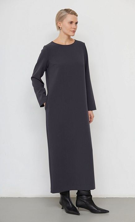  GRIOL. Платье жен. 368393.11312.7600N Тёмно-серый 