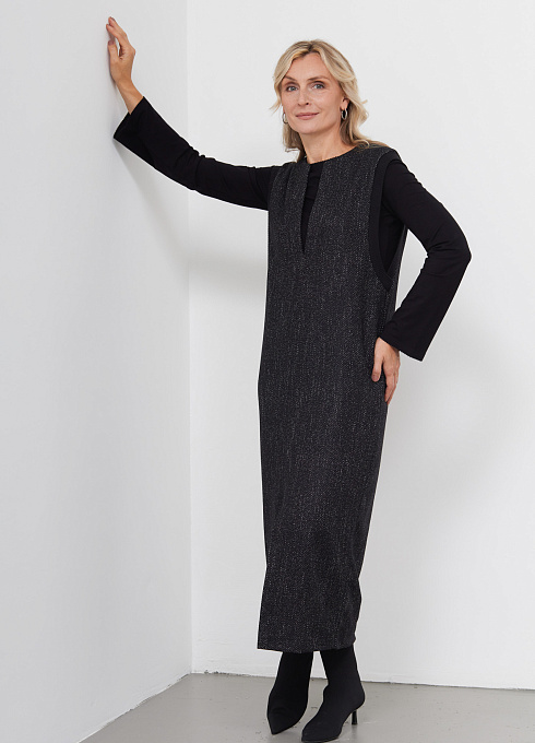  GRIOL. Сарафан жен. 340185.6_313.7402М Черный GRIOL