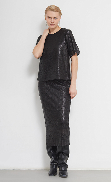 GRIOL. Юбка жен. 350063.03313.8200L Черный GRIOL GRIOL. Юбка жен. 350063.03313.8200L Черный