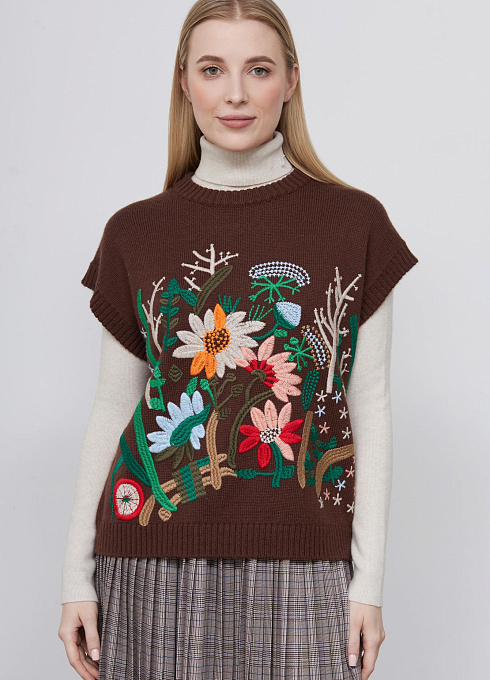 Жилет жен. 383066.42303.1000RF Коричневый  (3)