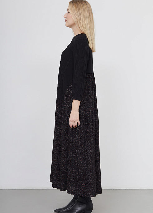  GRIOL. Платье жен. 360208УД.03313.8223D Чёрный GRIOL