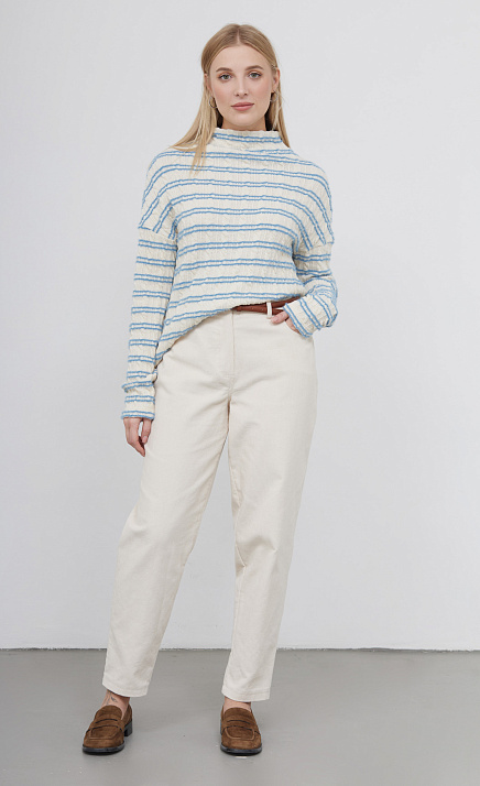  GRIOL. Джемпер жен. 310940.03313.0719S белый/голубой 