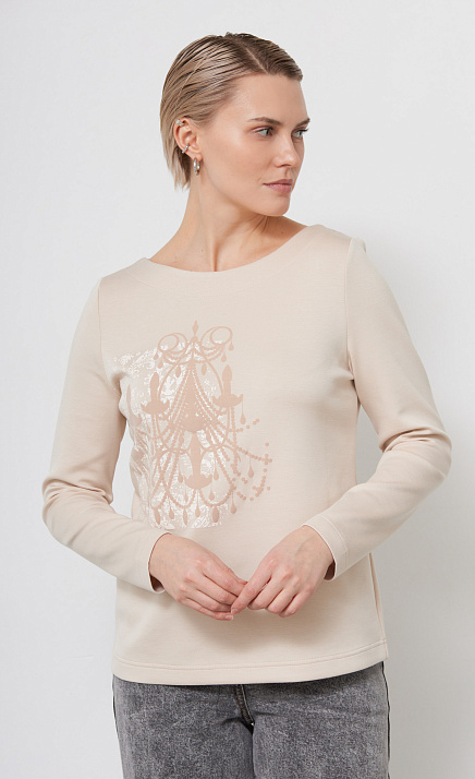  GRIOL. Джемпер жен. 311034ГН.6_313.0300E Светло-бежевый 