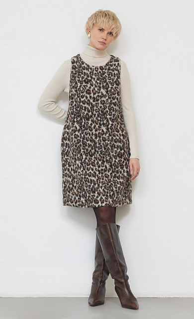  GRIOL. Сарафан жен. 344603.11313.5901O Коричнево-молочный 