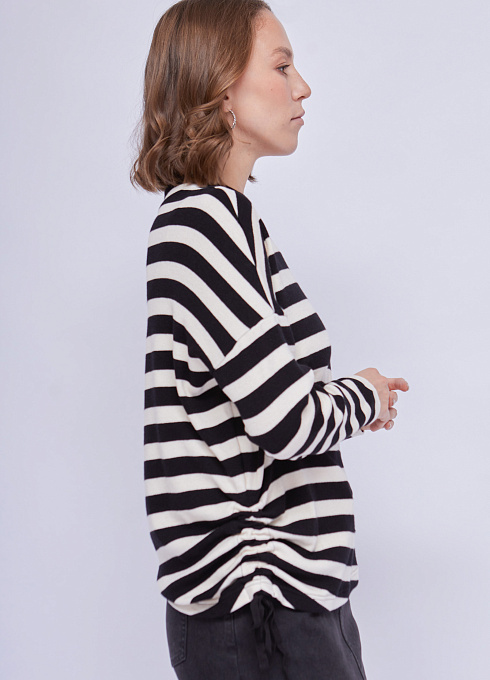  GRIOL. Джемпер жен. 310910В.6_313.8207S Бело-черный GRIOL