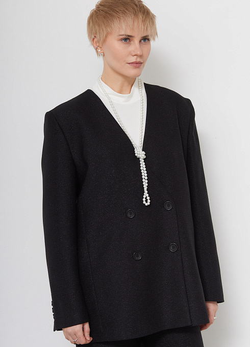  GRIOL. Жакет жен. 378300.11312.8200L Чёрный GRIOL