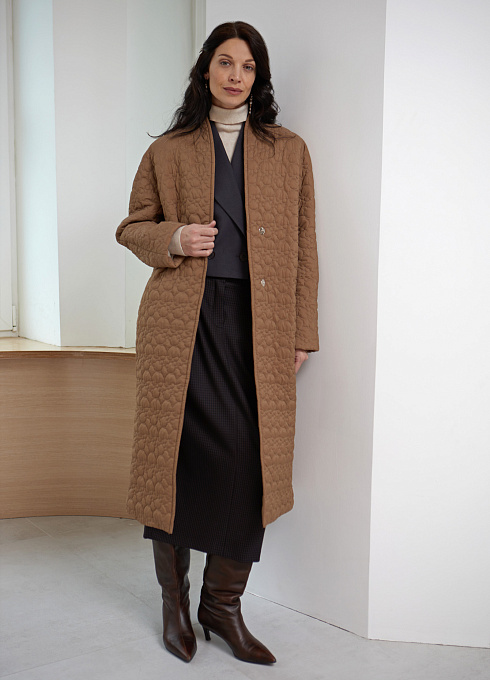  GRIOL. Пальто жен. 534528.11209.0900X Бежевый GRIOL