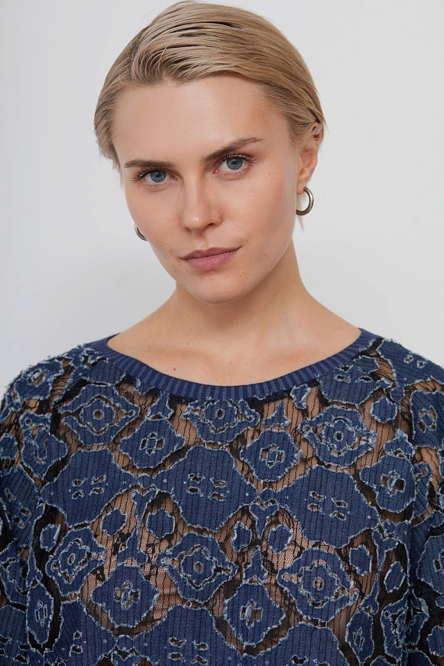 Джемпер жен. 310903Т.03312.9582Y Деним (1)