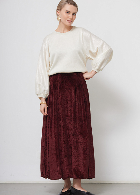  GRIOL. Юбка жен. 350069УД.6_313.4700N Бордовый GRIOL