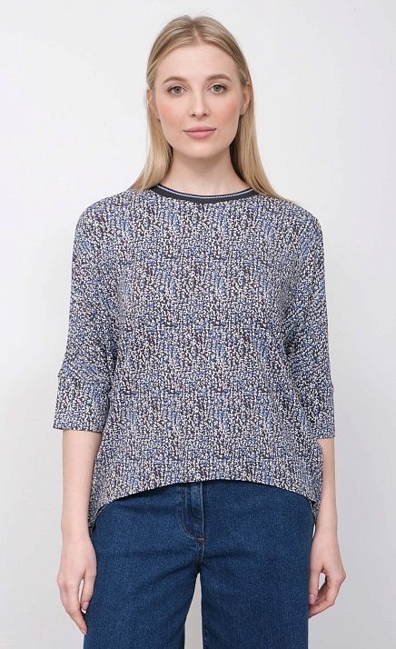  GRIOL. Джемпер жен. 310657ГУК.6_313.1577F/1 голубой/серый 