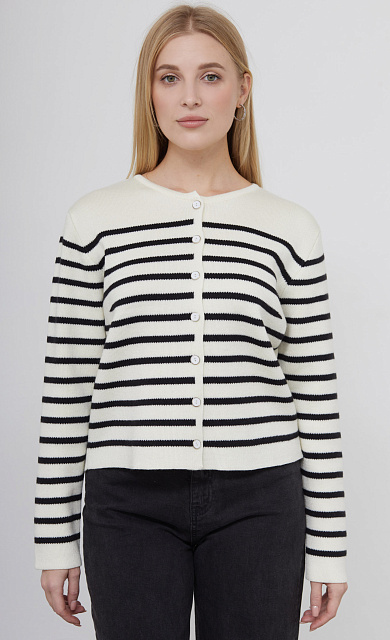  GRIOL. Жакет жен. 370221.01303.0782S Молочно-чёрный 