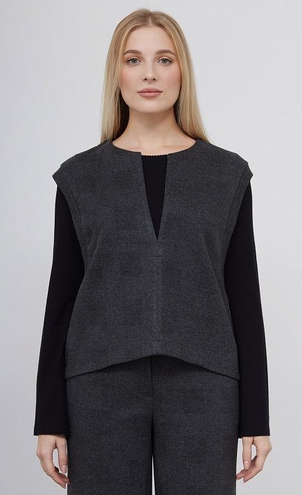 GRIOL. Жилет жен. 380020.6_313.7782P Серый GRIOL GRIOL. Жилет жен. 380020.6_313.7782P Серый