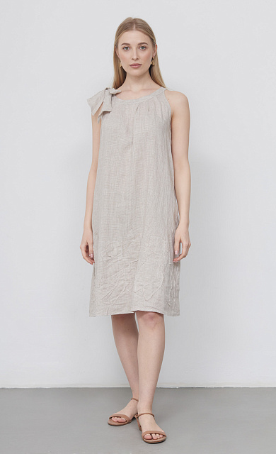  GRIOL. Платье жен. 363910.38312.0208Р Бело-песочный 
