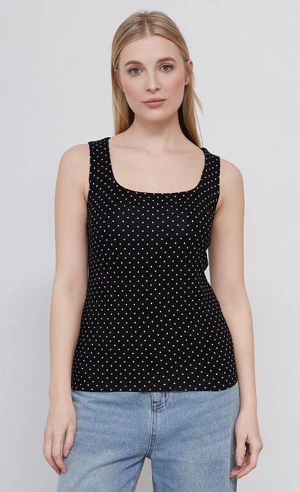 Базовый топ из вискозы GRIOL Базовый топ из вискозы GRIOL