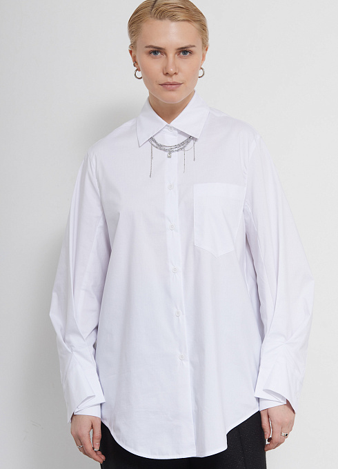 Рубашка oversize из хлопка GRIOL