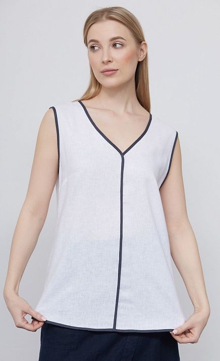 Блузка изо льна и вискозы GRIOL