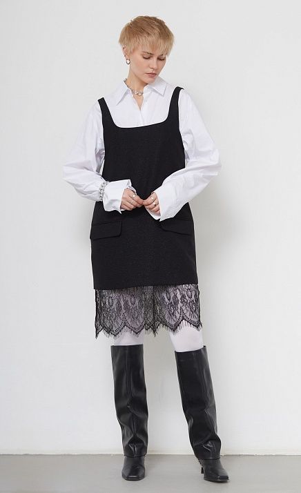  GRIOL. Сарафан жен. 348415.11312.8200L Чёрный 