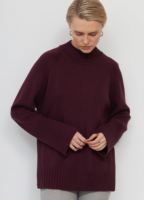  GRIOL. Джемпер жен. 310536.05303.4700N Бордо GRIOL