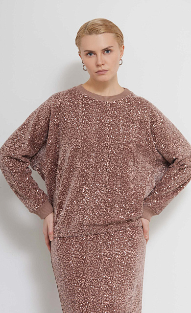  GRIOL. Джемпер жен. 311003НП.6_313.0505L Розово-бежевый 