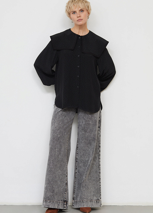 Блузка жен. 311128.03312.8229D Черный (2)