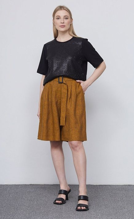 GRIOL. Шорты жен. 326835.37312.2694M Жёлто-синий GRIOL GRIOL. Шорты жен. 326835.37312.2694M Жёлто-синий