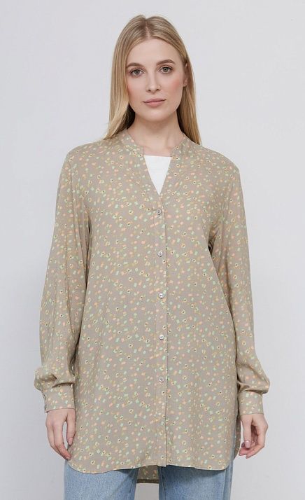 Блузка удлиненная из вискозы GRIOL