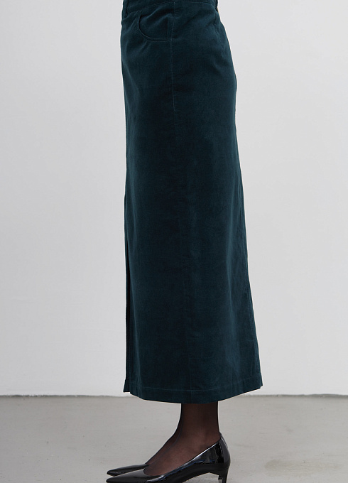 Юбка жен. 358182.11312.1400N Изумруд  (5)