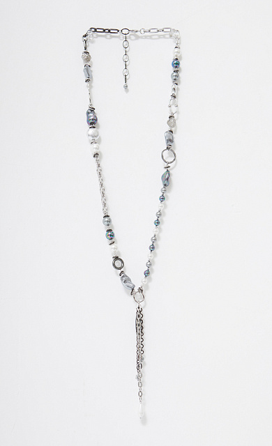  GRIOL. Колье Новогоднее 2  Серый  