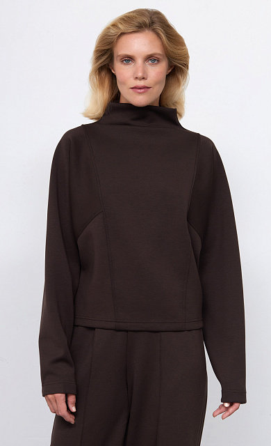  GRIOL. Джемпер жен. 311120.6_313.1000N Темно-коричневый 