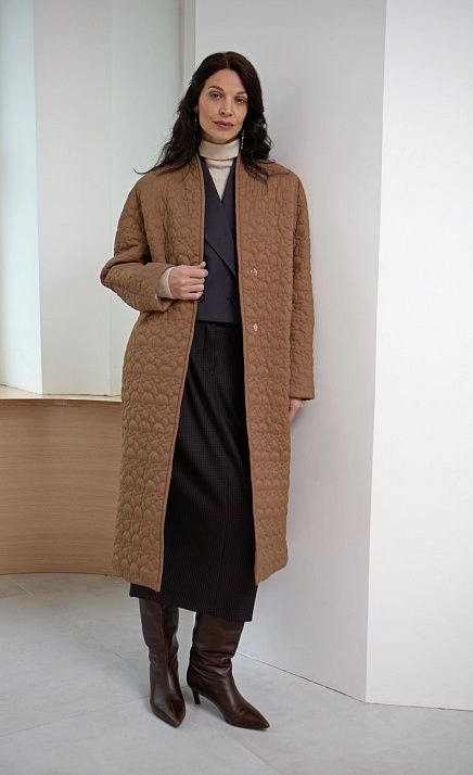 GRIOL. Пальто жен. 534528.11209.0900X Бежевый GRIOL GRIOL. Пальто жен. 534528.11209.0900X Бежевый