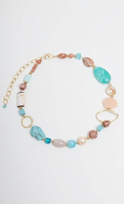 GRIOL. Колье Летучий корабль 3 Бирюзовый GRIOL GRIOL. Колье Летучий корабль 3 Бирюзовый