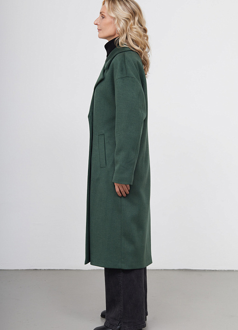  GRIOL. Пальто жен. 534390.11208.2900N Изумрудный GRIOL