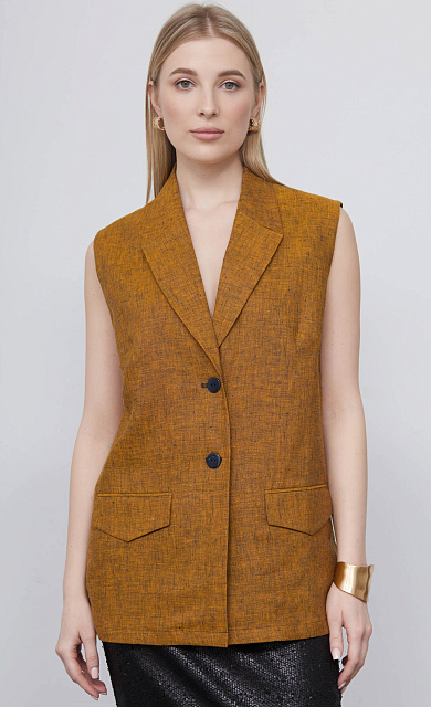  GRIOL. Жилет жен. 382862.37312.2694M Жёлто-синий 