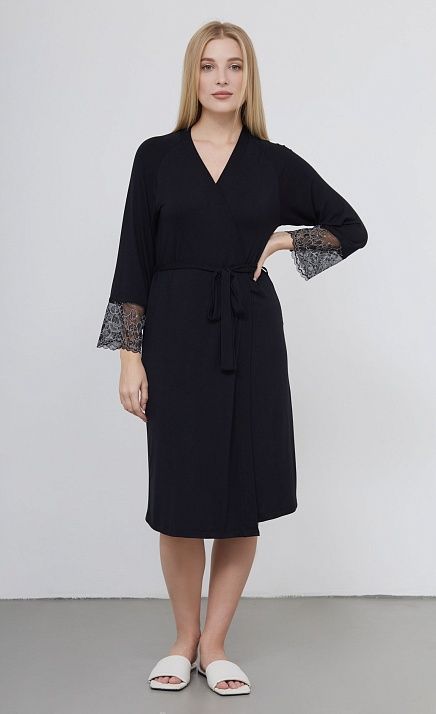  GRIOL. Халат жен. 330428.25513.8200N Черный 