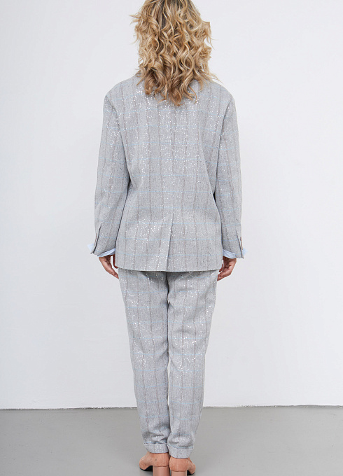  GRIOL. Жакет жен. 378176Б.11312.0886P Серо-коричневый GRIOL