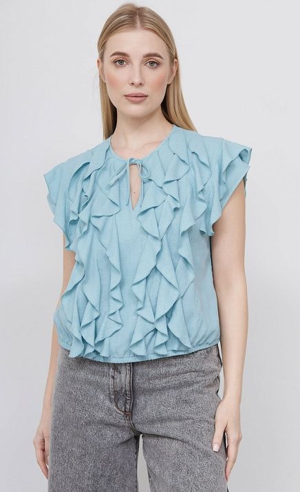 Блузка с оборками GRIOL Блузка с оборками GRIOL